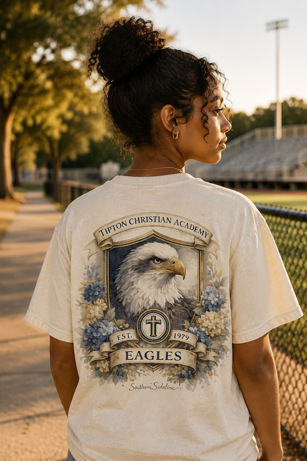 Tipton Christian Academy Eagles crest