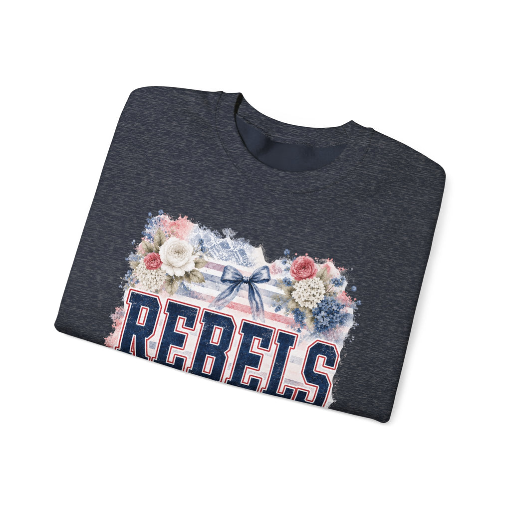 Rebels Floral Crewneck Sweatshirt