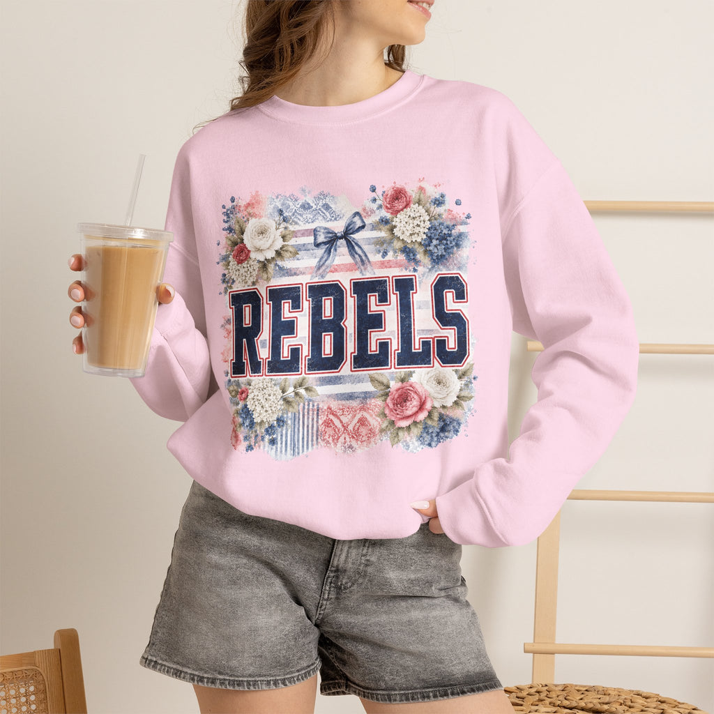 Rebels Floral Crewneck Sweatshirt