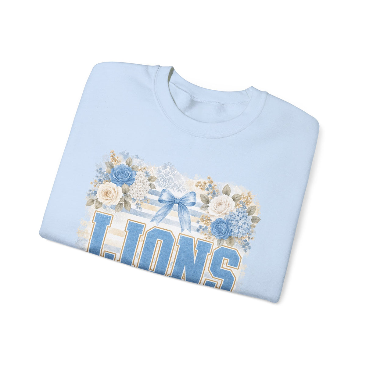 Lions Floral Crewneck Sweatshirt