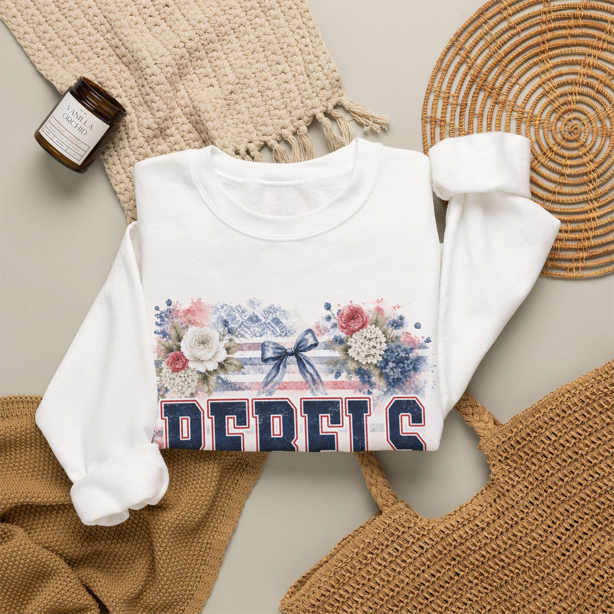 Rebels Floral Crewneck Sweatshirt