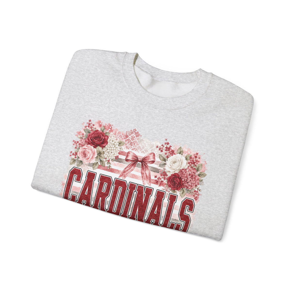 Cardinals Floral Crewneck Sweatshirt