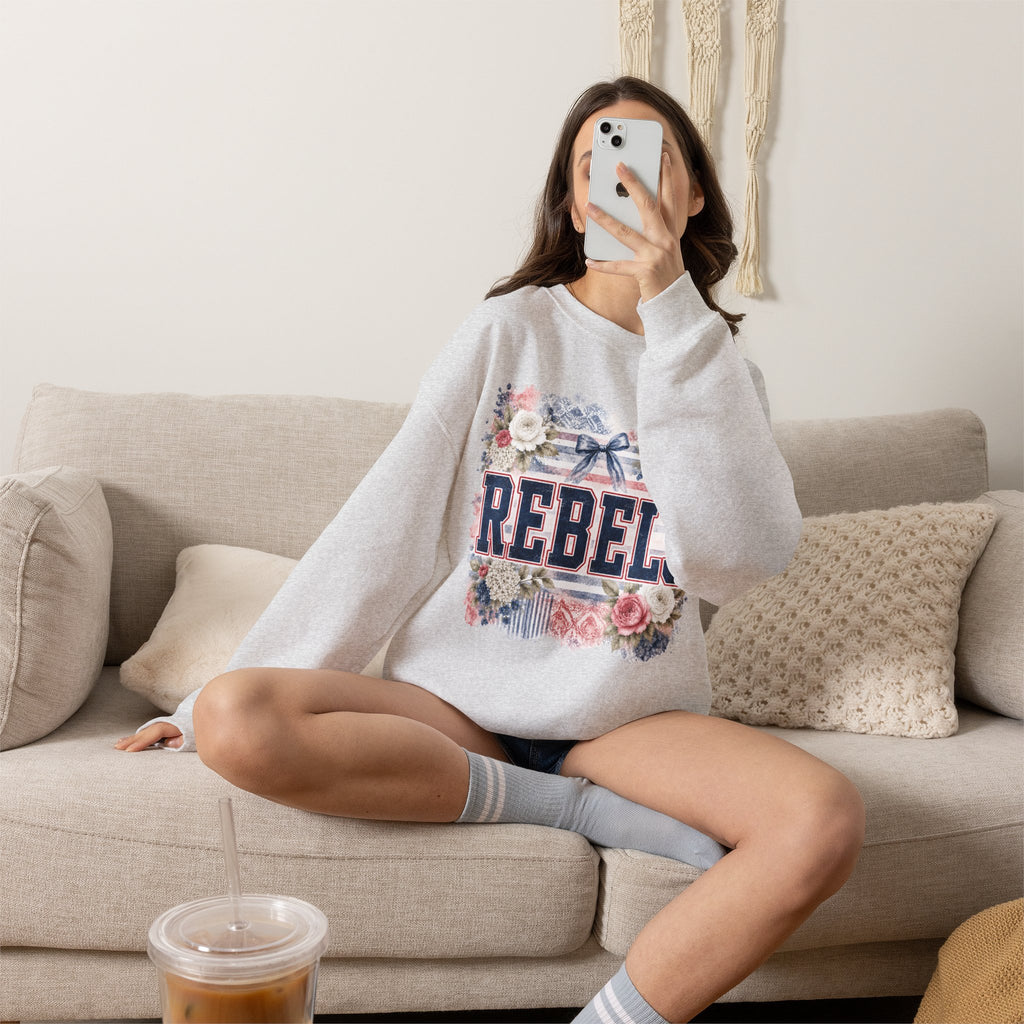 Rebels Floral Crewneck Sweatshirt