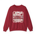 Cardinals Floral Crewneck Sweatshirt