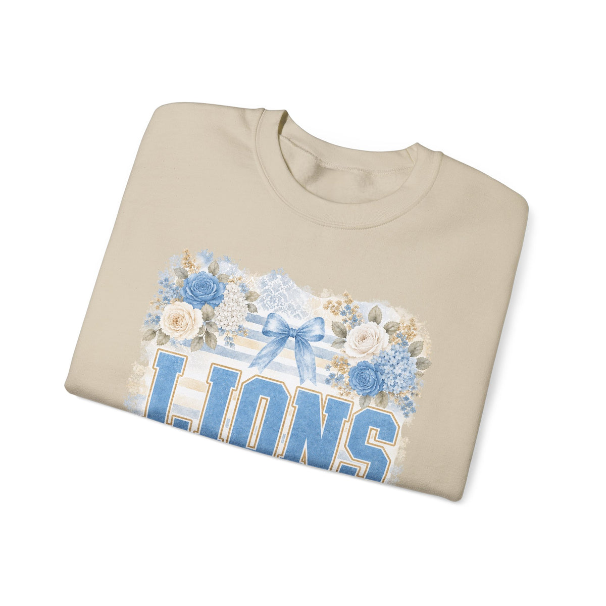 Lions Floral Crewneck Sweatshirt
