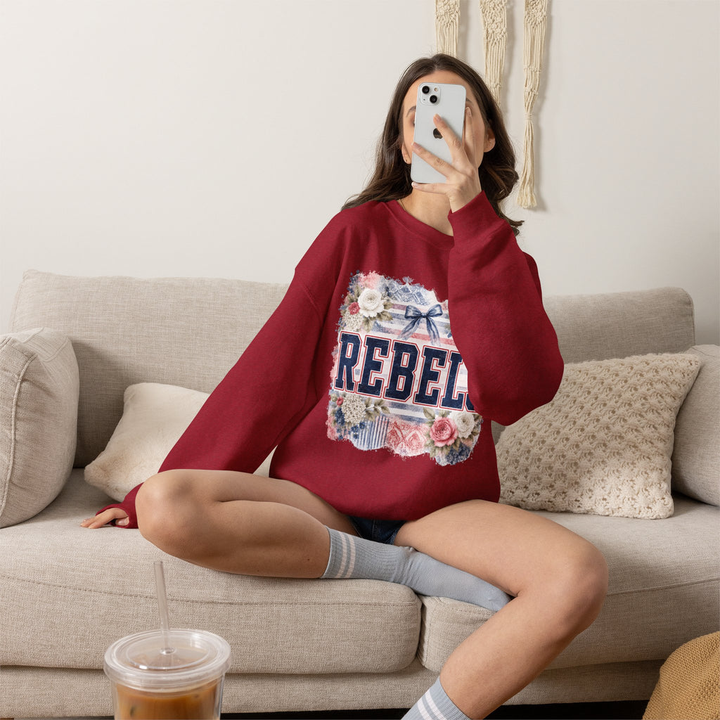 Rebels Floral Crewneck Sweatshirt
