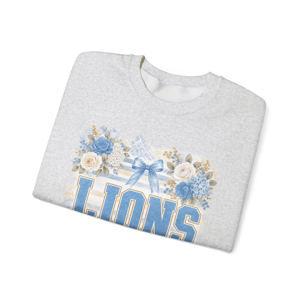 Lions Floral Crewneck Sweatshirt