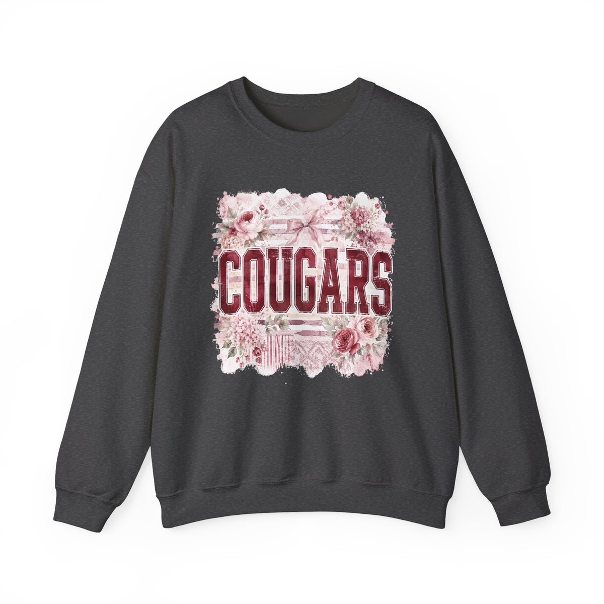 Cougars Floral Crewneck Sweatshirt