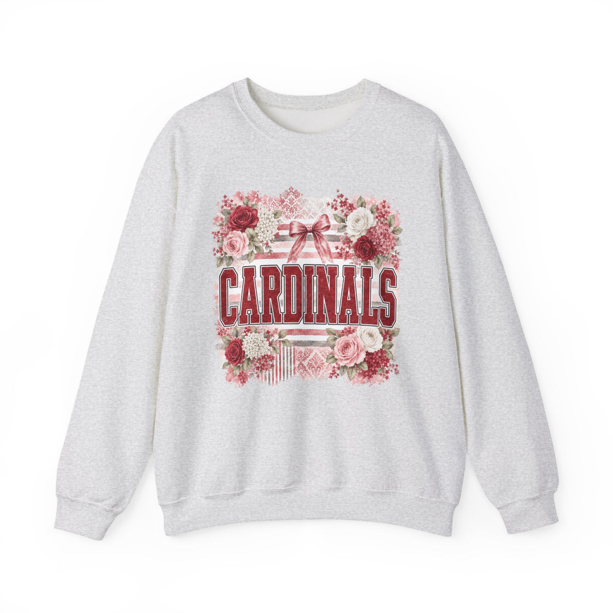 Cardinals Floral Crewneck Sweatshirt