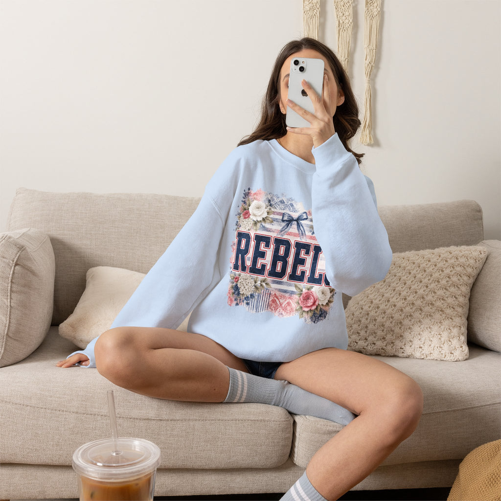 Rebels Floral Crewneck Sweatshirt