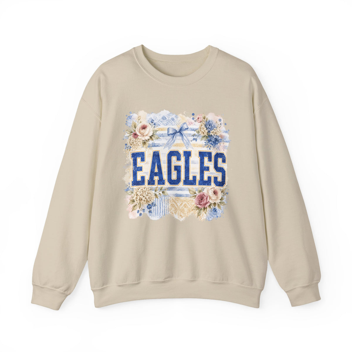 Eagles Floral Crewneck Sweatshirt