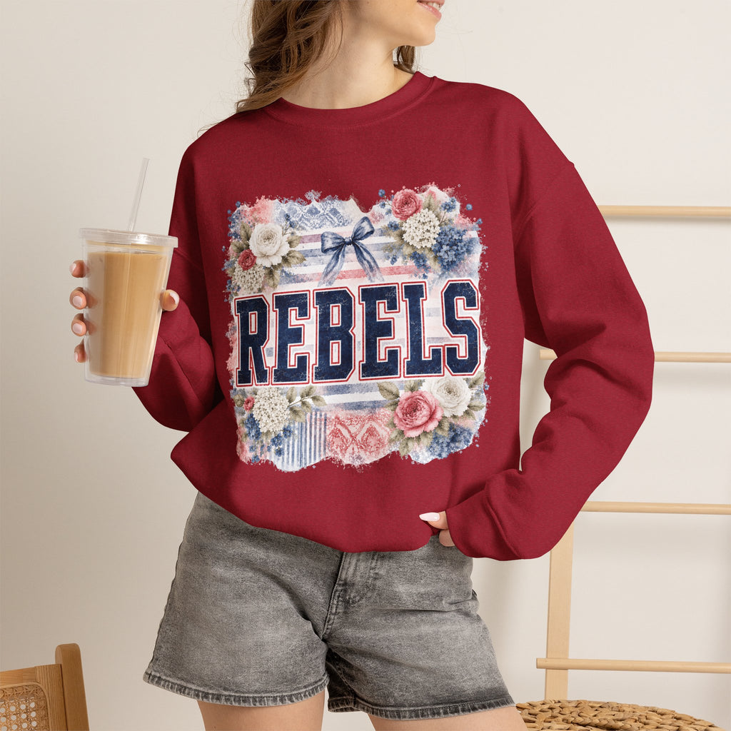 Rebels Floral Crewneck Sweatshirt