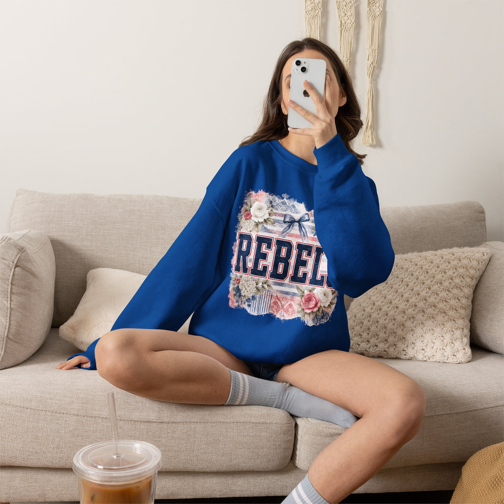 Rebels Floral Crewneck Sweatshirt