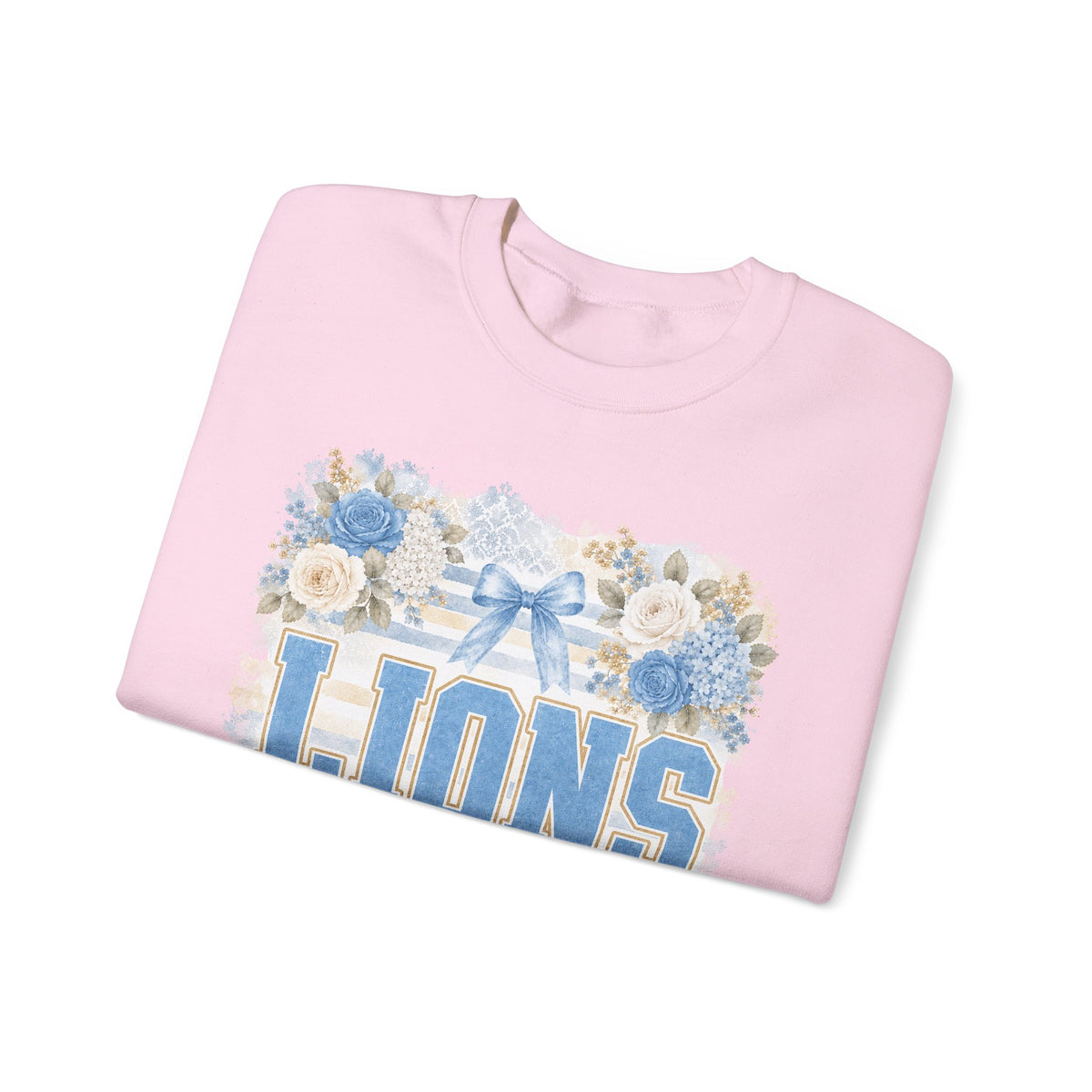 Lions Floral Crewneck Sweatshirt