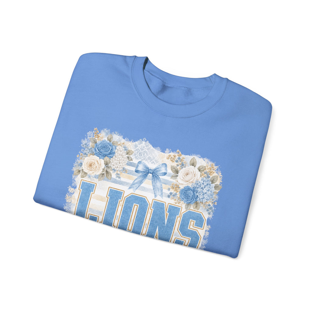 Lions Floral Crewneck Sweatshirt