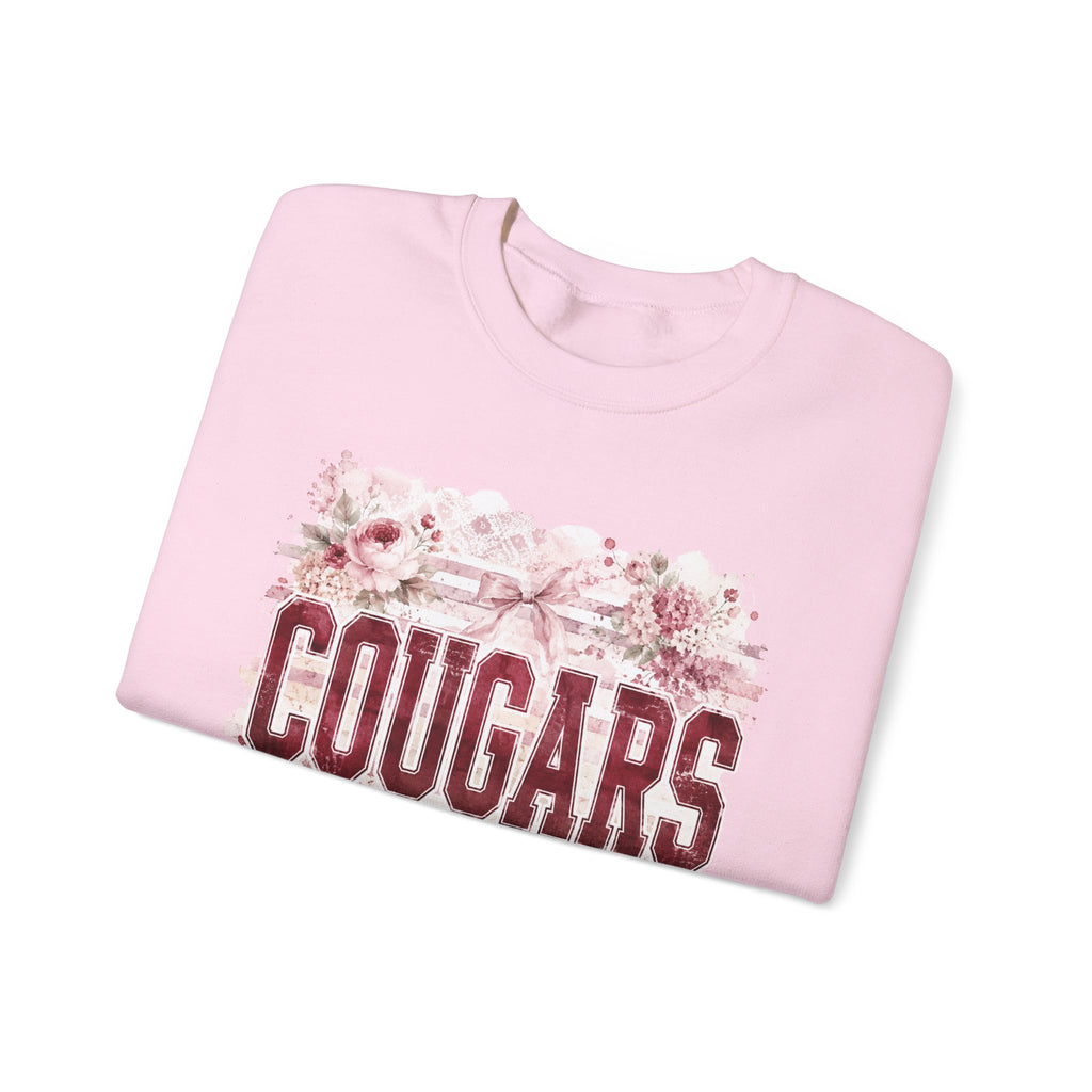 Cougars Floral Crewneck Sweatshirt