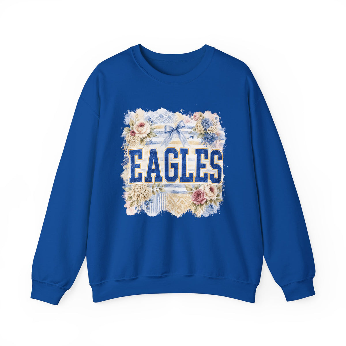 Eagles Floral Crewneck Sweatshirt