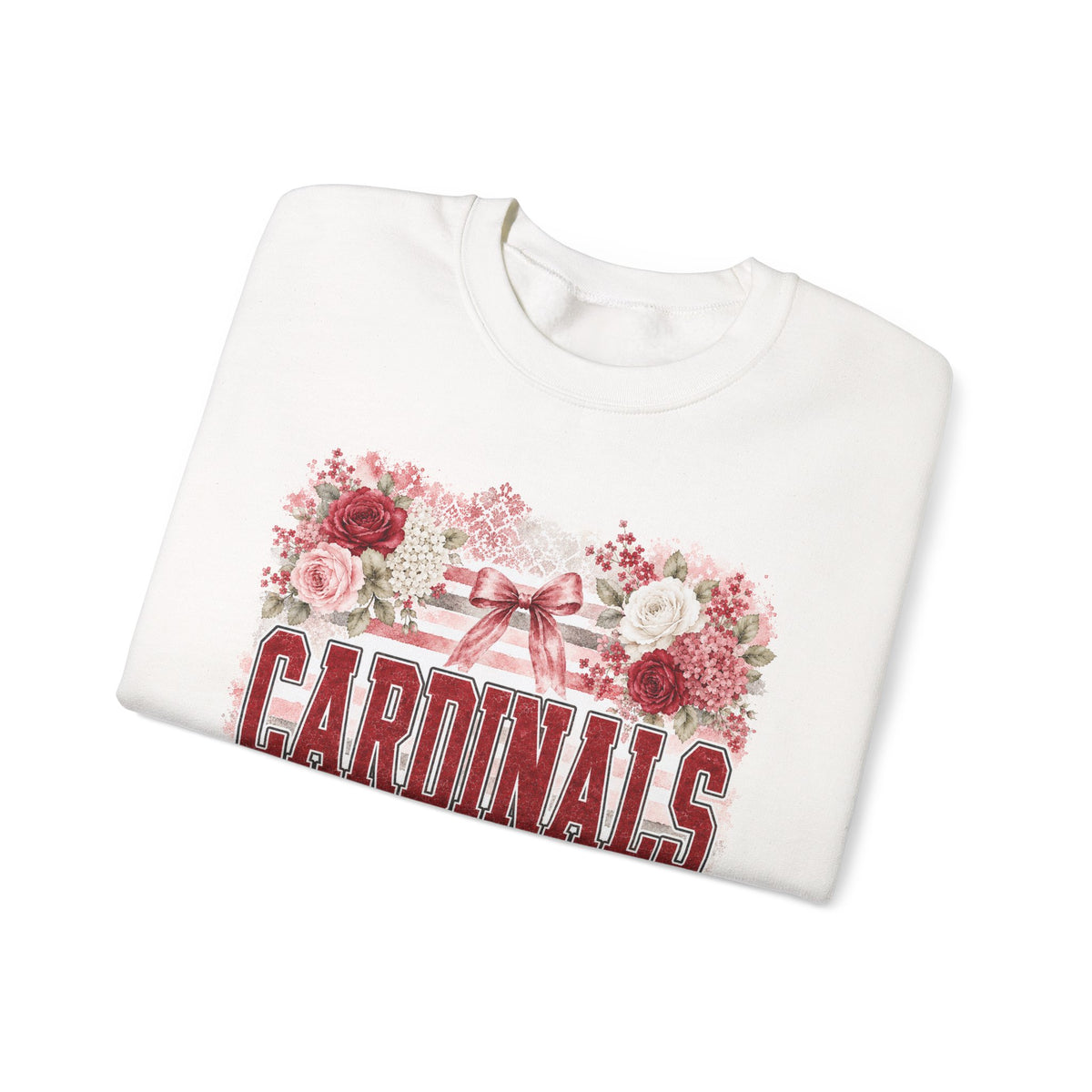 Cardinals Floral Crewneck Sweatshirt