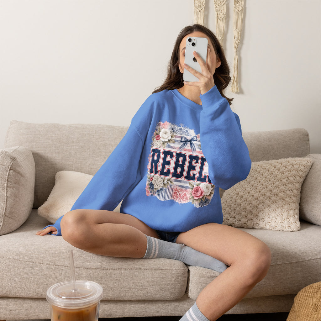Rebels Floral Crewneck Sweatshirt