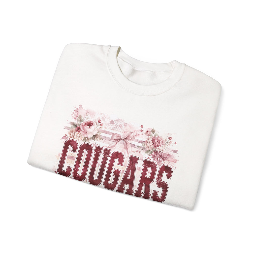 Cougars Floral Crewneck Sweatshirt