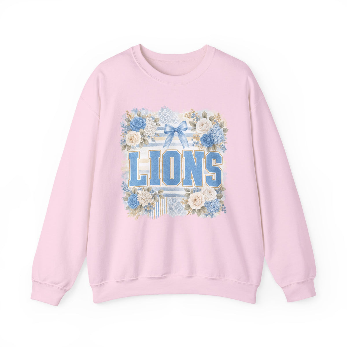 Lions Floral Crewneck Sweatshirt
