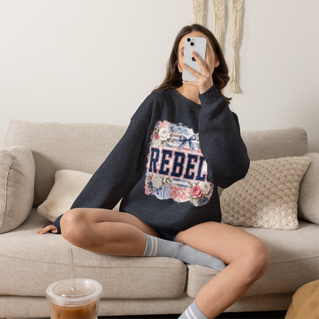 Rebels Floral Crewneck Sweatshirt
