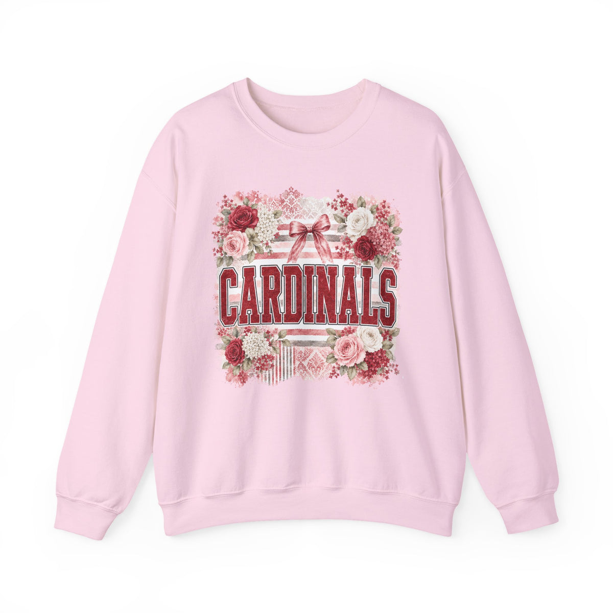 Cardinals Floral Crewneck Sweatshirt