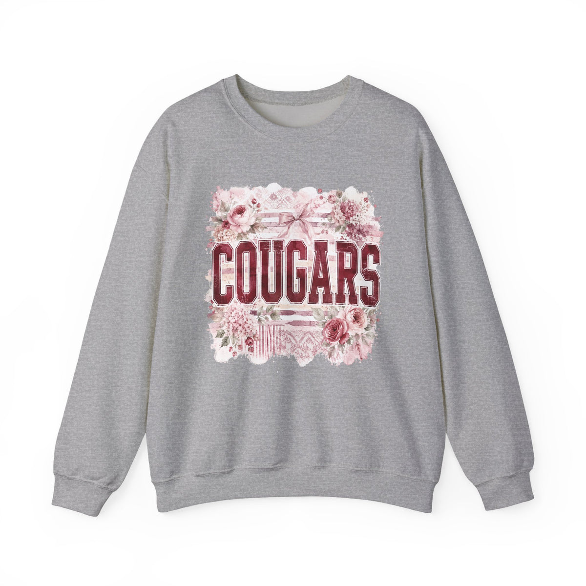 Cougars Floral Crewneck Sweatshirt