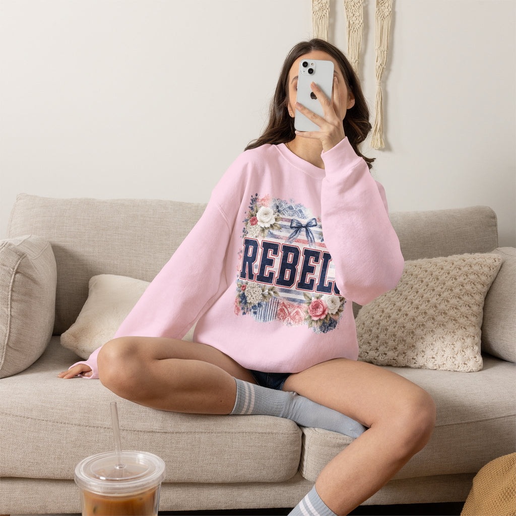 Rebels Floral Crewneck Sweatshirt