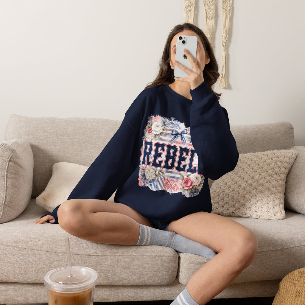 Rebels Floral Crewneck Sweatshirt