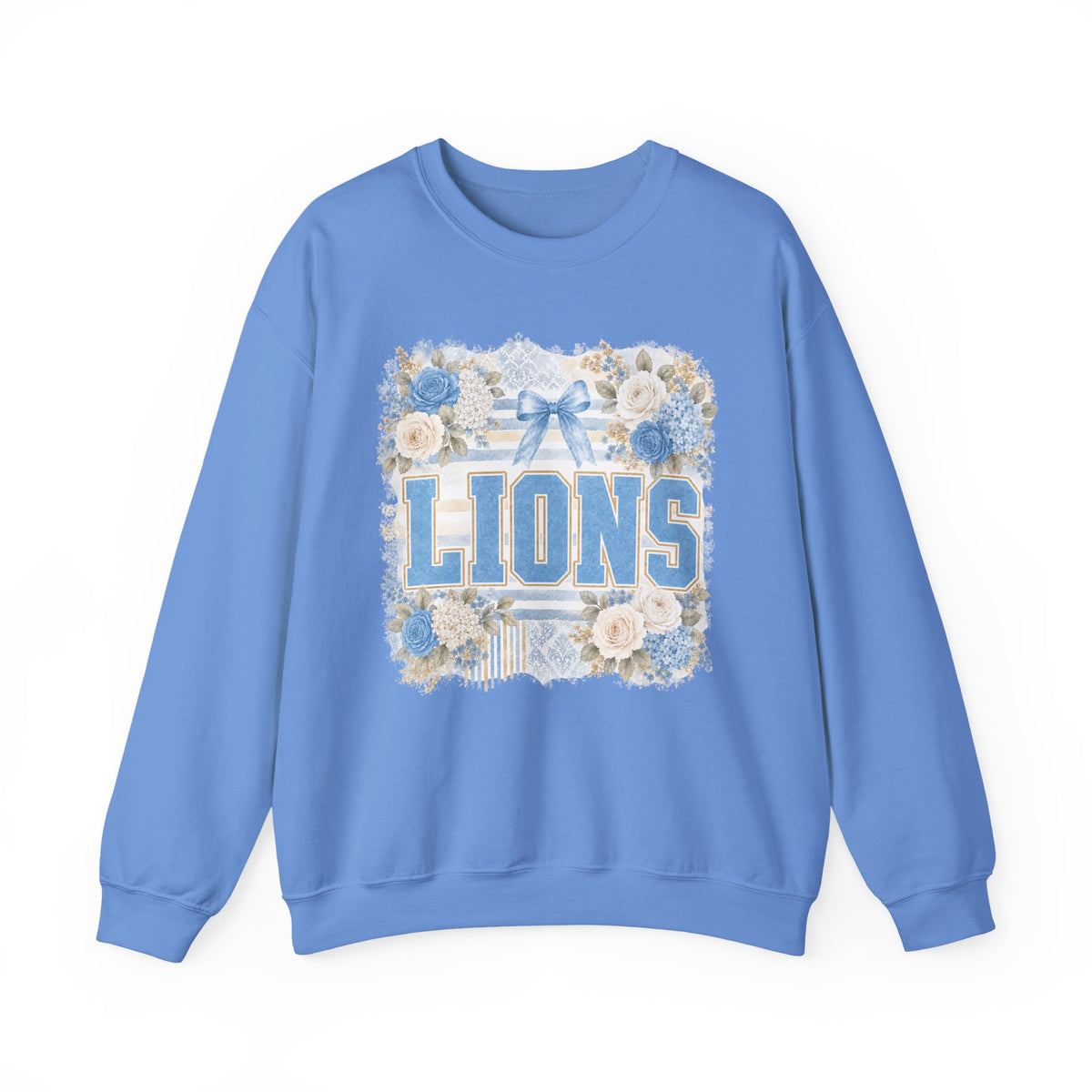 Lions Floral Crewneck Sweatshirt