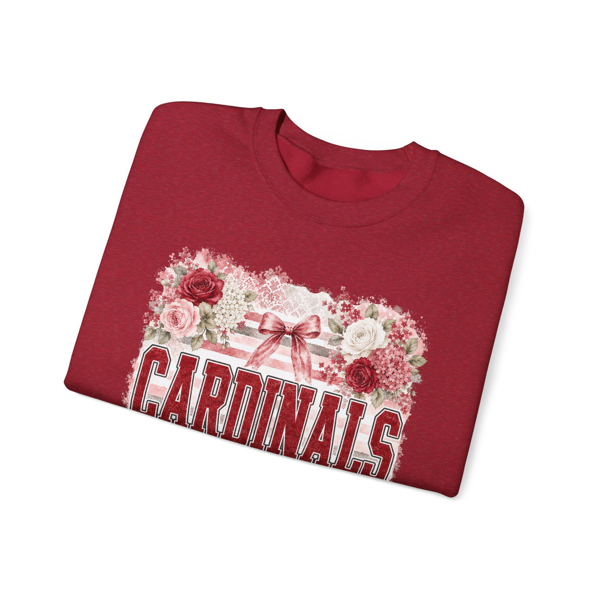 Cardinals Floral Crewneck Sweatshirt