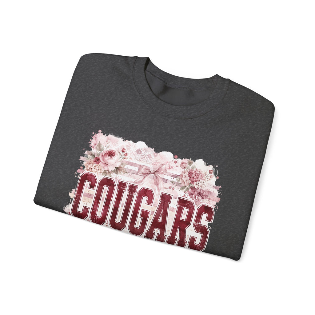 Cougars Floral Crewneck Sweatshirt