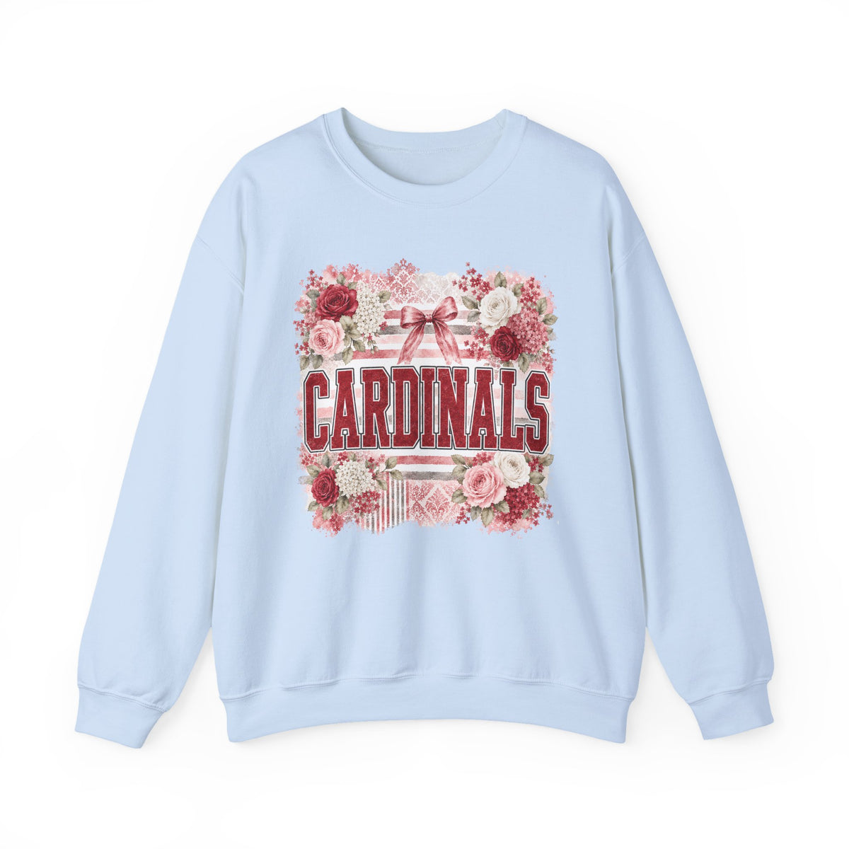 Cardinals Floral Crewneck Sweatshirt