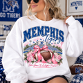 Long Sleeve Memphis Tigers Breast Cancer Awareness