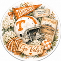 Watercolor University of Tennessee game day button