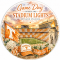 Watercolor University of Tennessee game day button