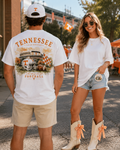 Watercolor University of Tennessee game day design on a soft cotton tee