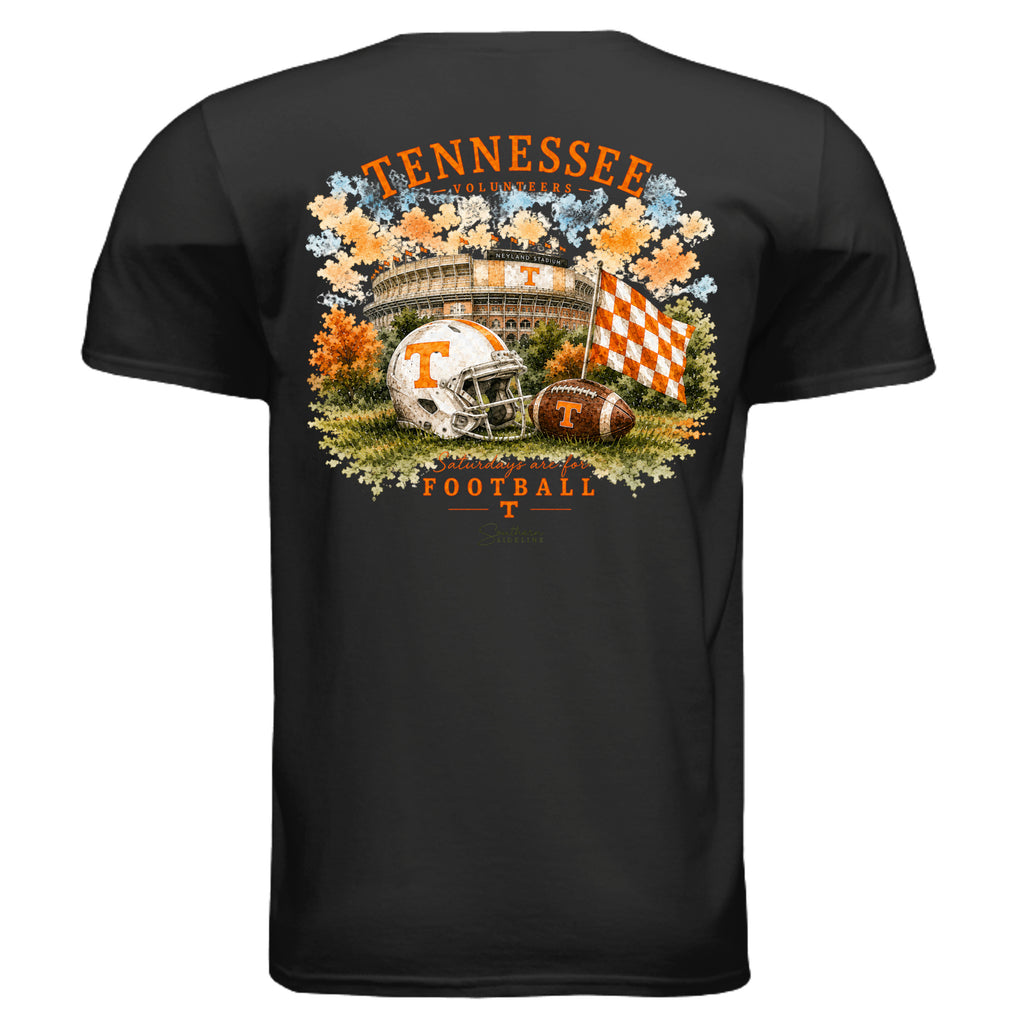 Watercolor University of Tennessee design on a soft cotton tee
