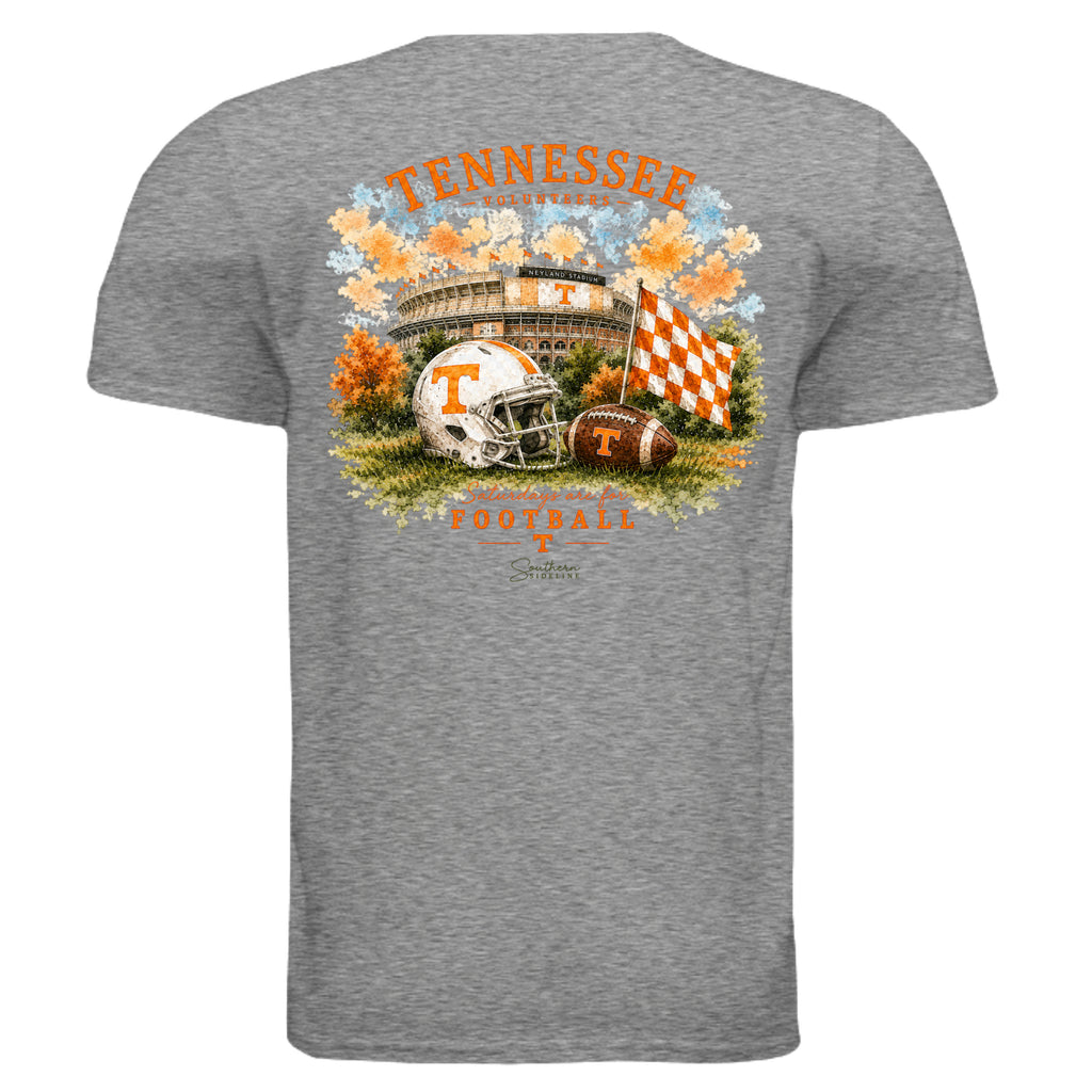 Watercolor University of Tennessee design on a soft cotton tee